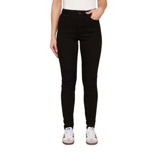 Most Wanted Y2K Womens High‎ Rise Skinny Jeans Black Size 3 NWT Stretch Denim